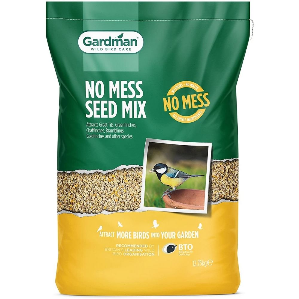 Gardman No Mess High Energy Quality Seed Mix For Birds - All Sizes