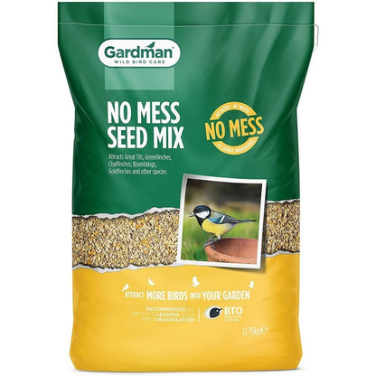 Gardman No Mess High Energy Quality Seed Mix For Birds - All Sizes