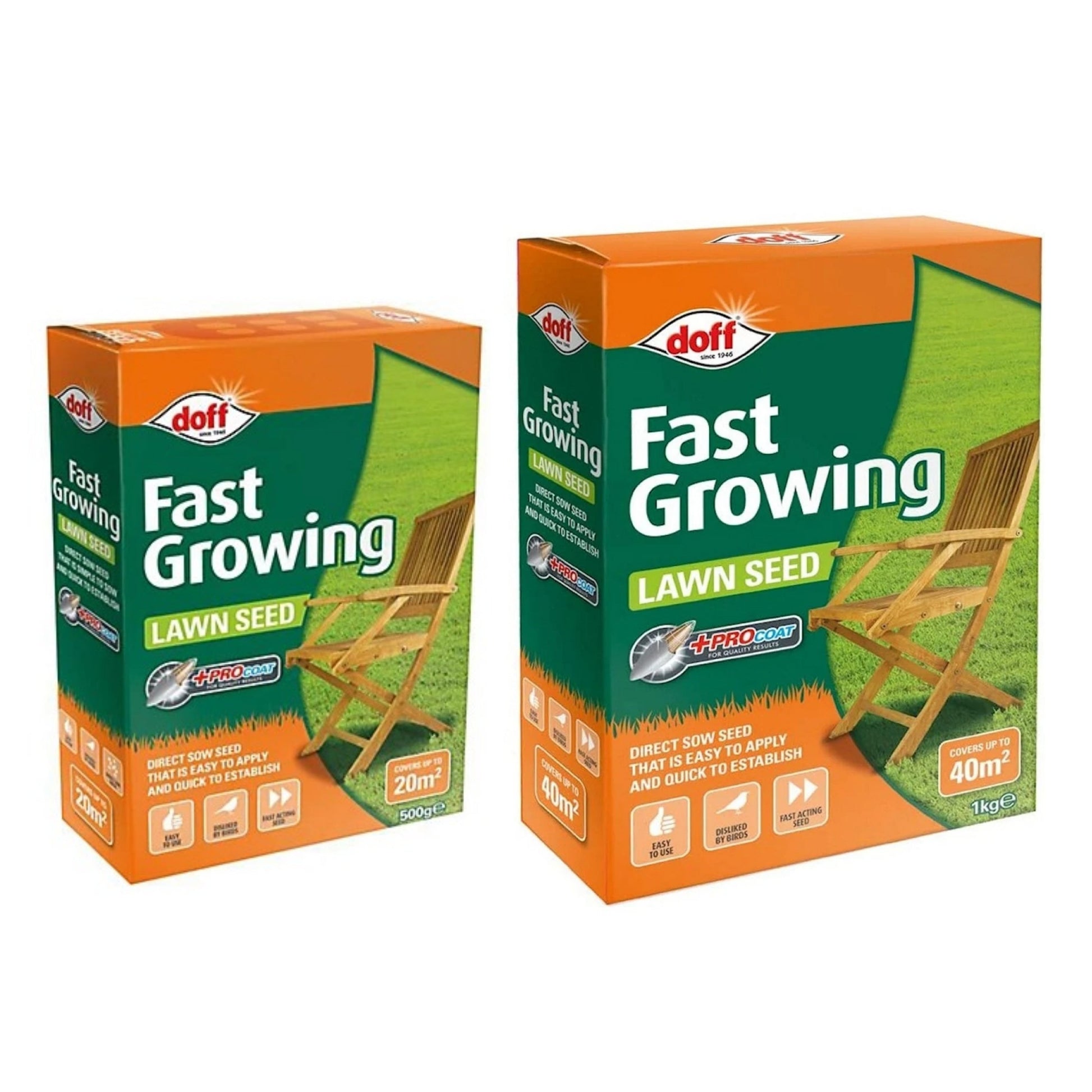 Doff Fast Growing Lawn Seed With PROCOAT