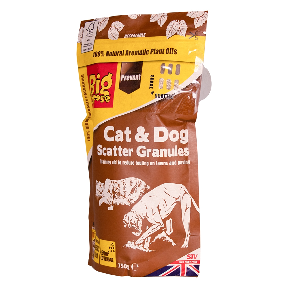 The Big Cheese Cat & Dog Scatter Granules 750g Refill