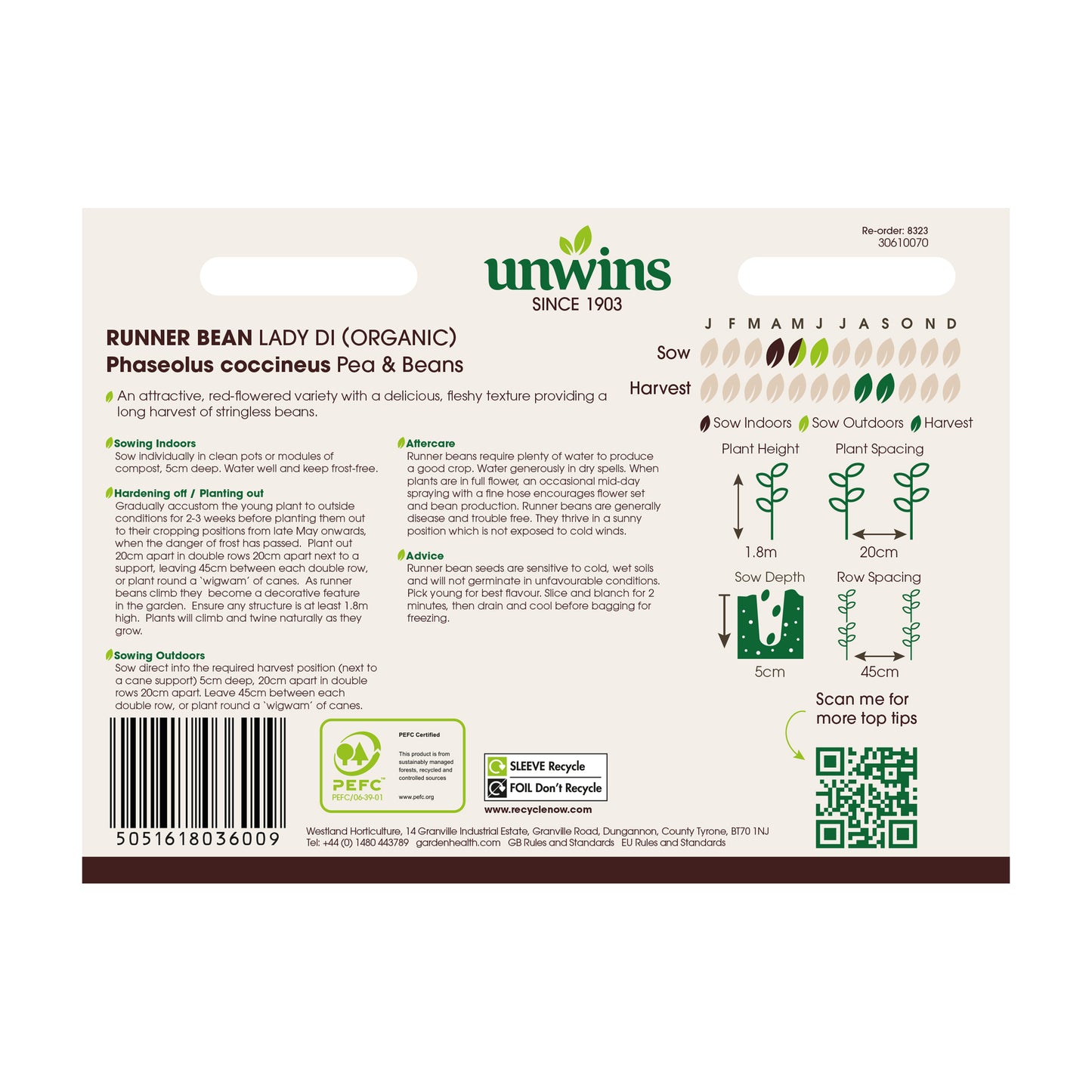 Unwins Seeds - Organic