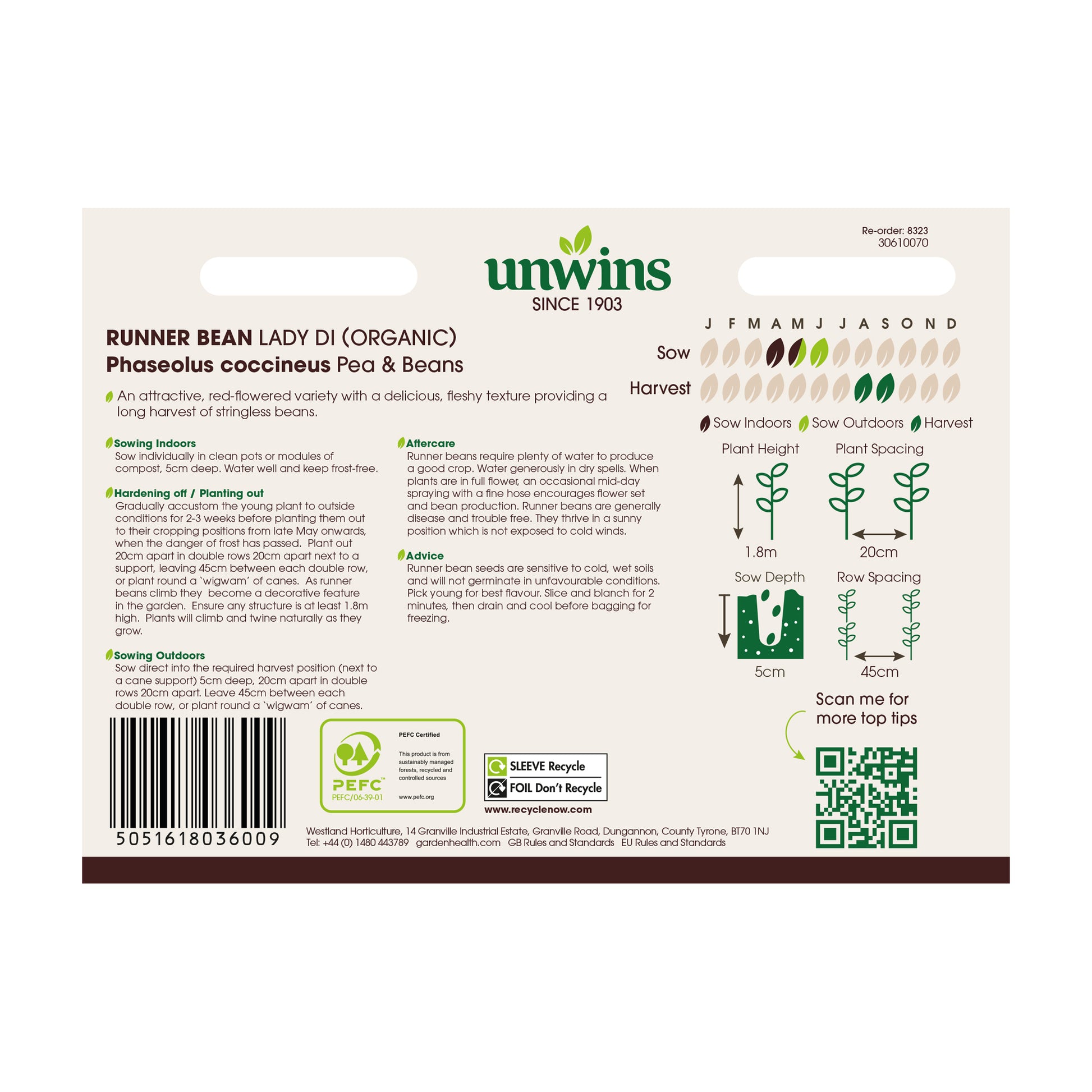 Unwins Seeds - Organic
