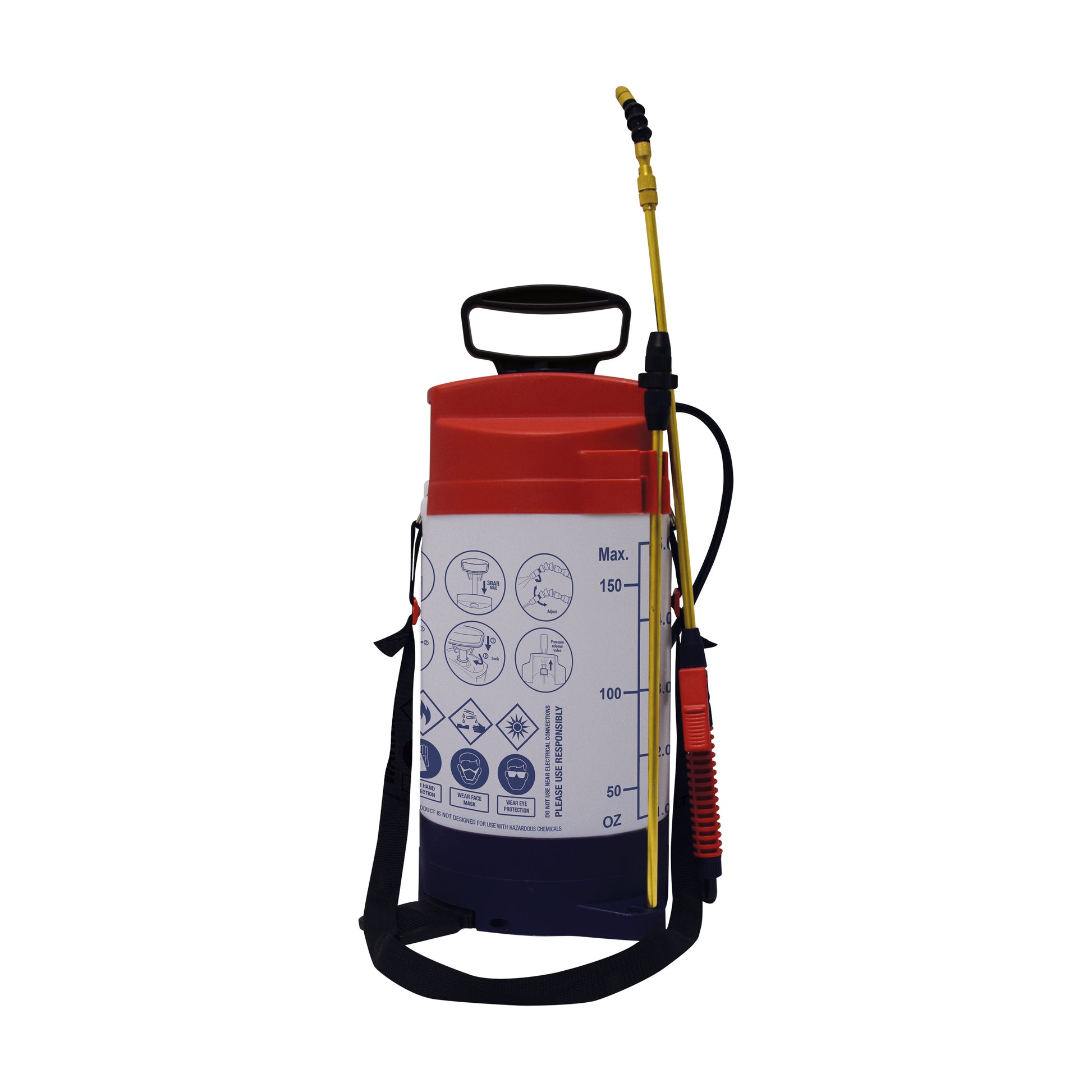 Spear & Jackson 5 Lt Pump Action Pressure Sprayer for Wood Stain & Chemicals