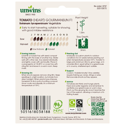 Tomato (Heart) Gourmansun F1