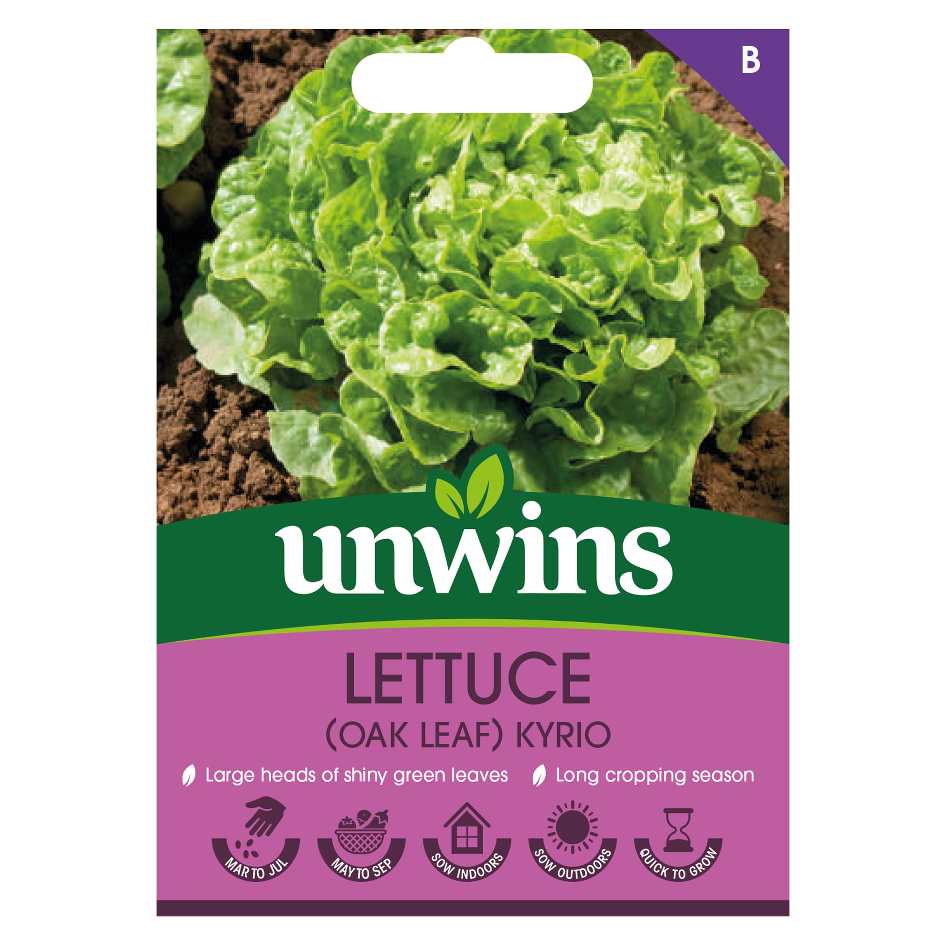 Unwins Cut-and-Come-Again Salad Seed Bundle
