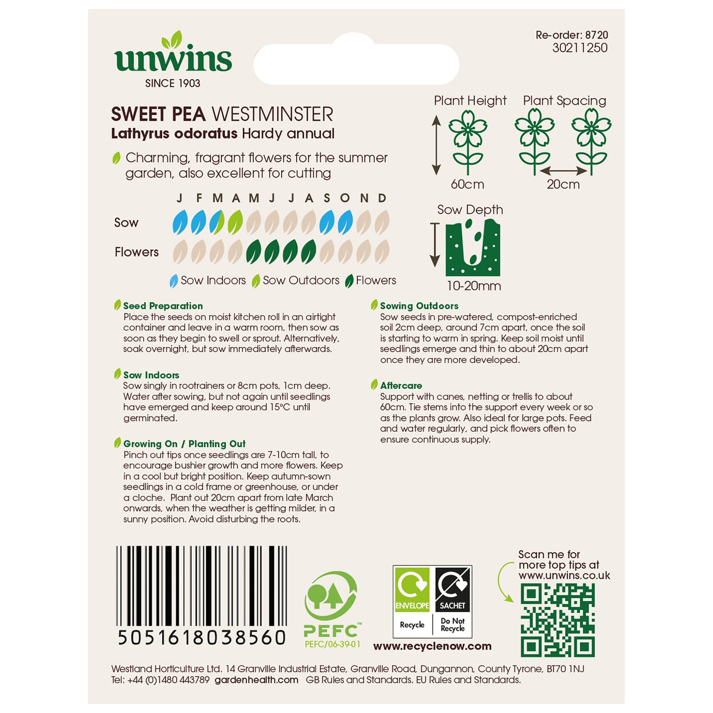 Unwins Sweet Pea Seed Lovers Bundle