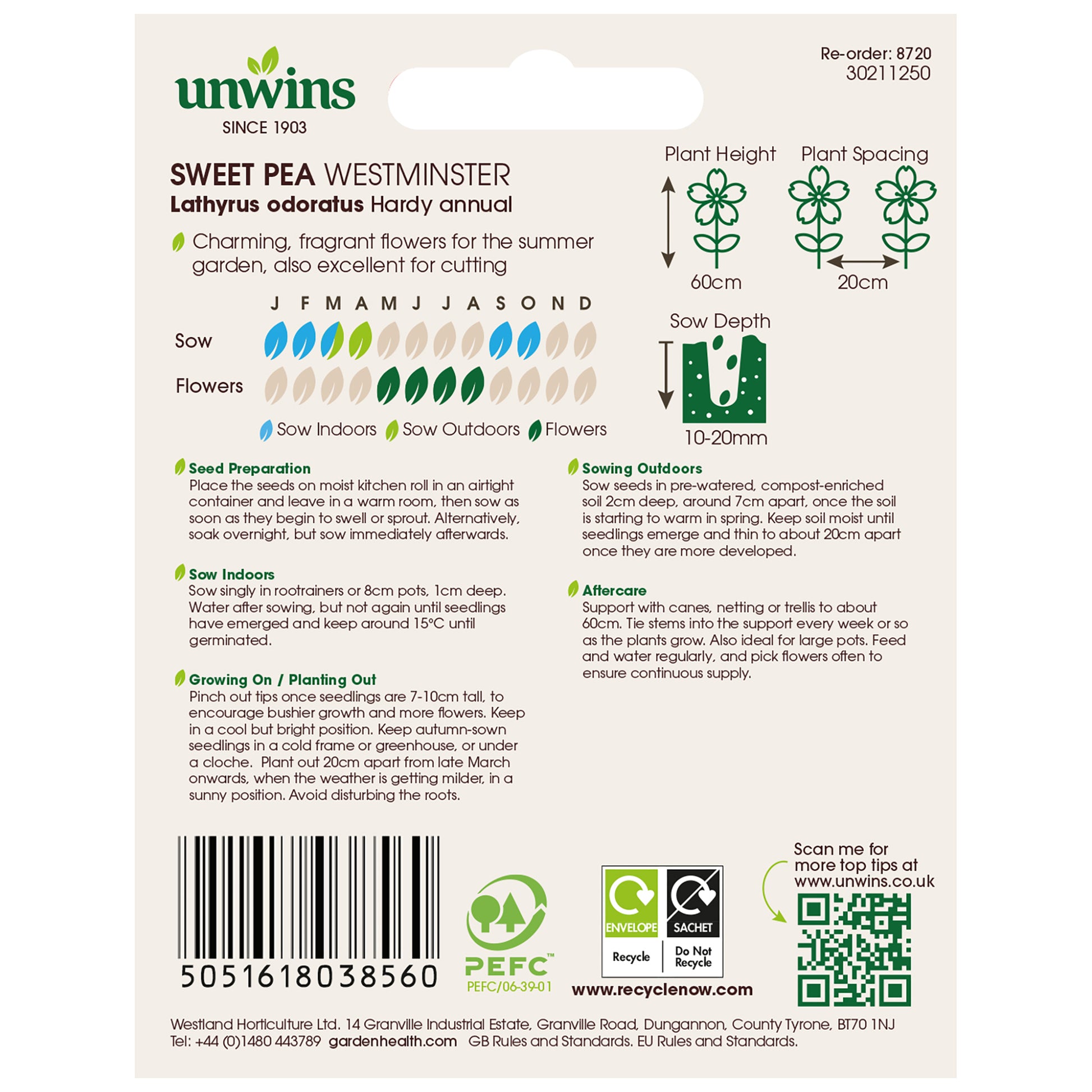 Unwins Sweet Pea Seed Lovers Bundle