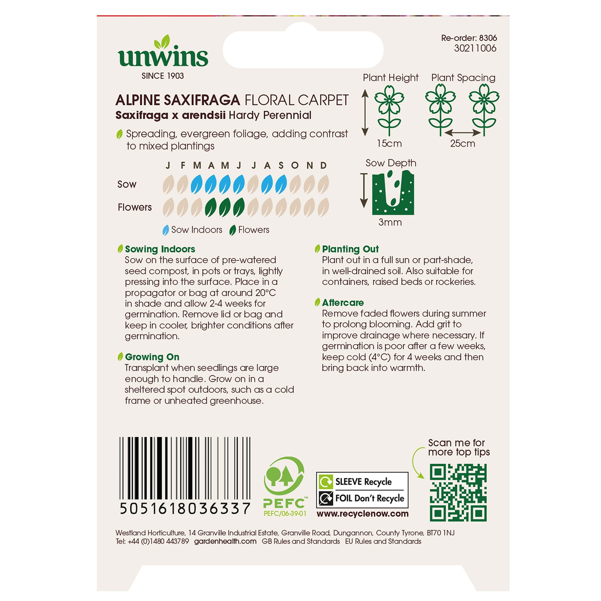 Unwins Alpine Perennial Seed Bundle