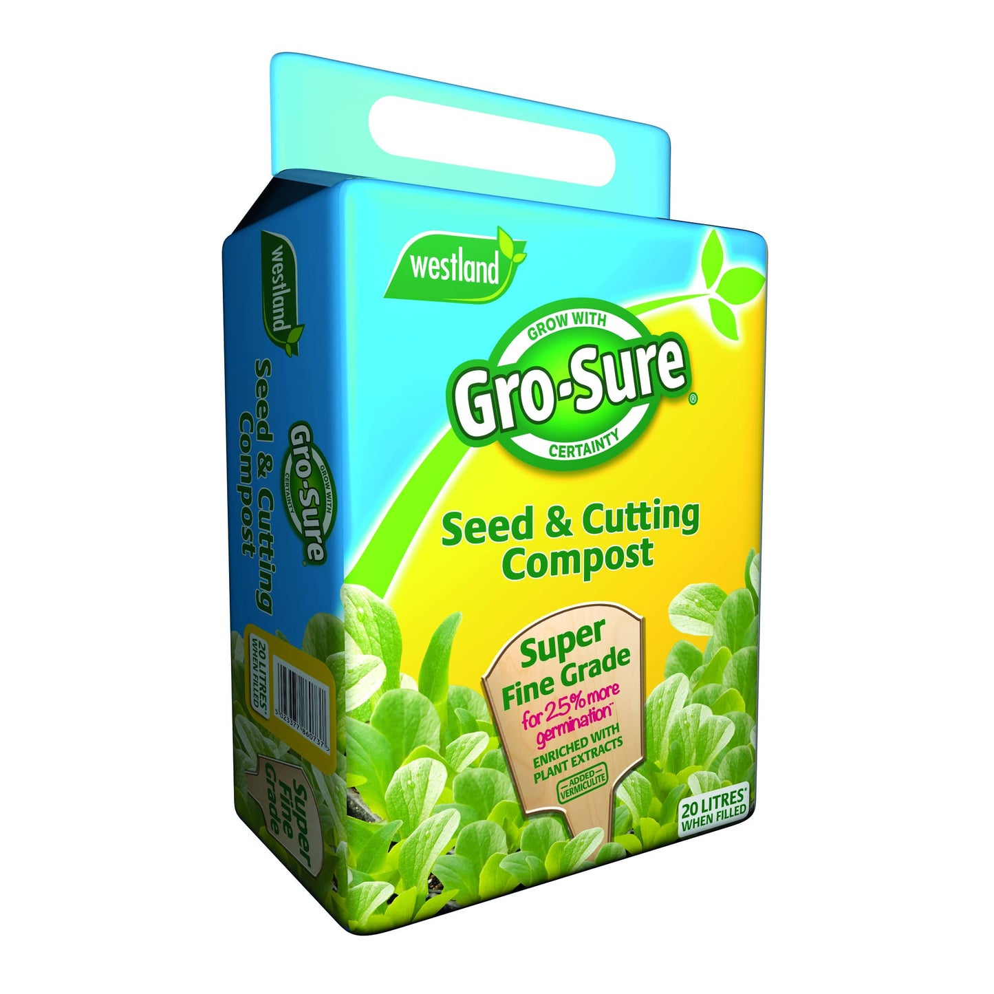 Westland Gro-Sure Seed & Cutting Compost Bale 20L