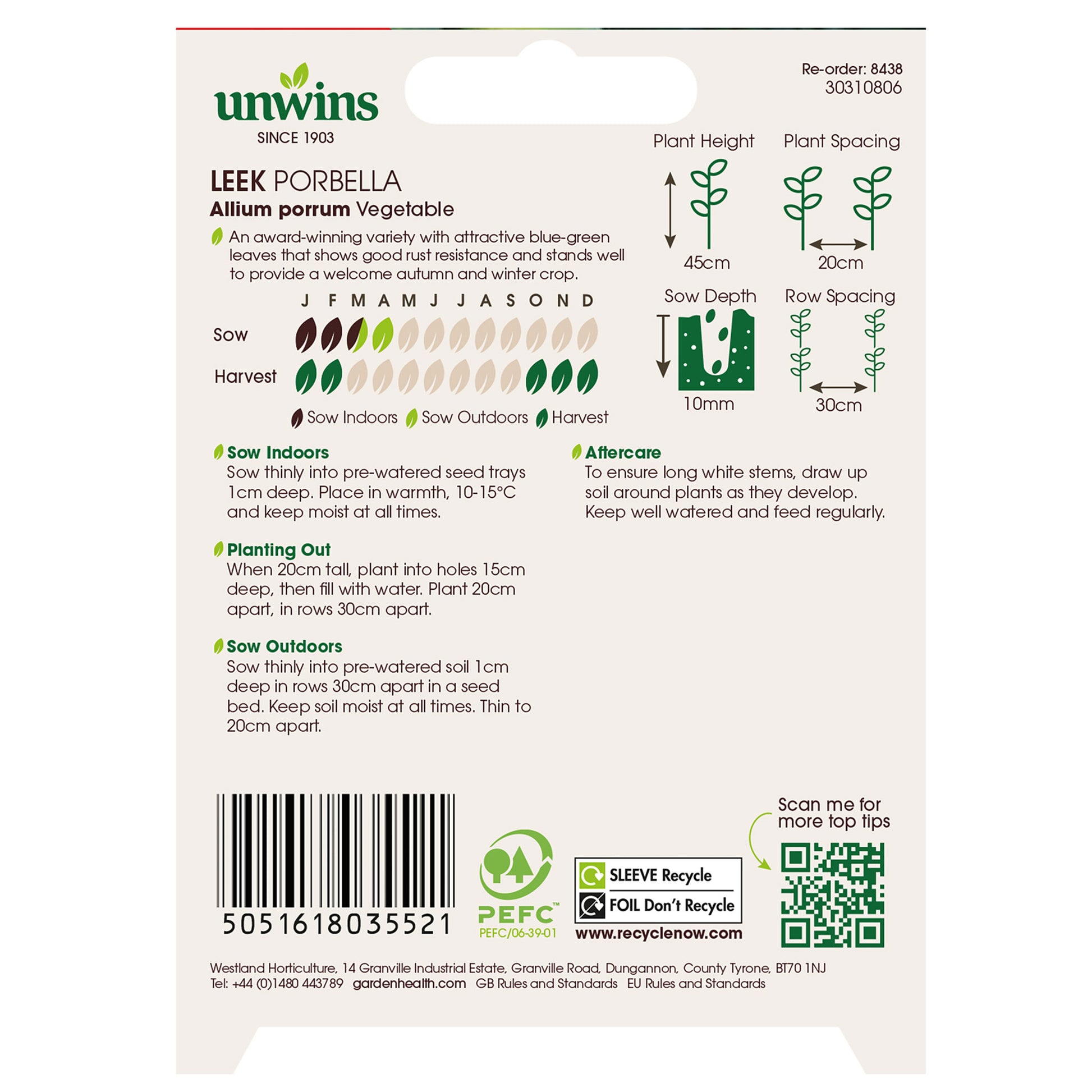 Unwins Sunday Roast Veg Seed Bundle