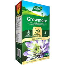 Westland Growmore Balanced Nutrients For All Gardens and Plants 1.5kg, 4kg and 8kg