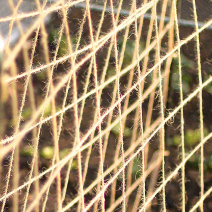 Growers Choice Jute Netting with Corner Ties Card Wrap 1.8m x 1.8m