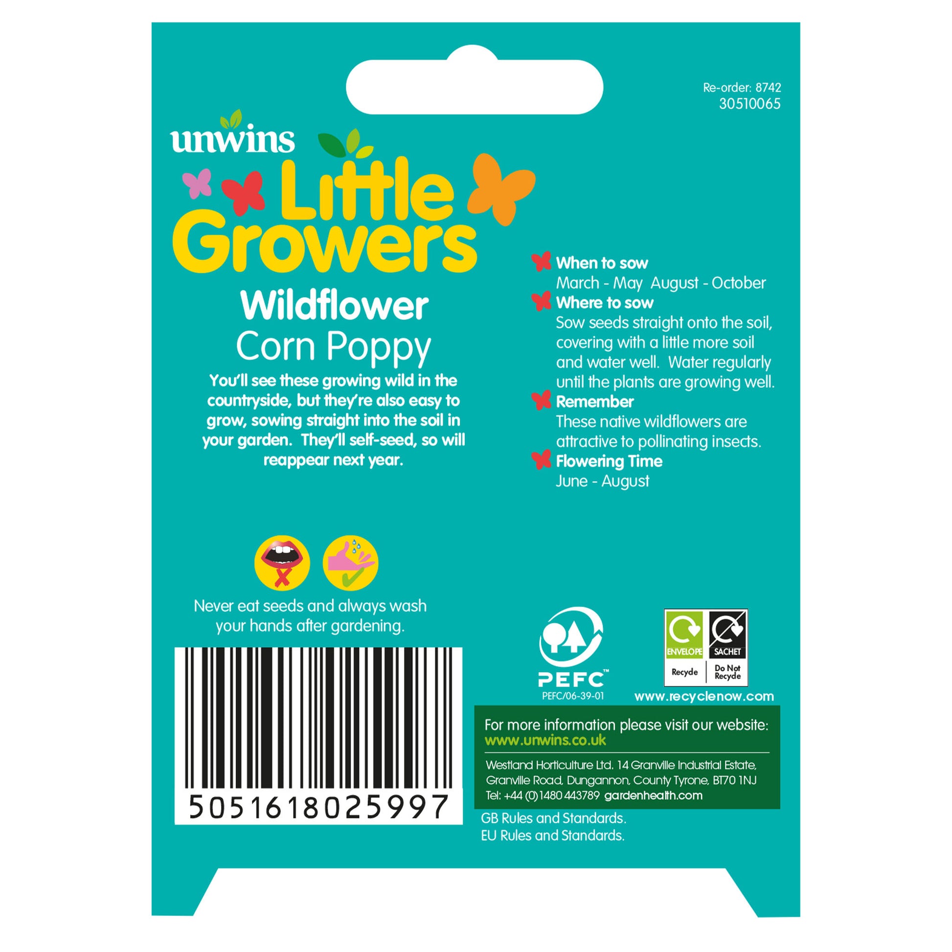 Little Growers Wildflower Corn Poppy