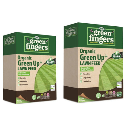 Doff Green Fingers Organic Green Up Lawn Feed - 50/80sqm