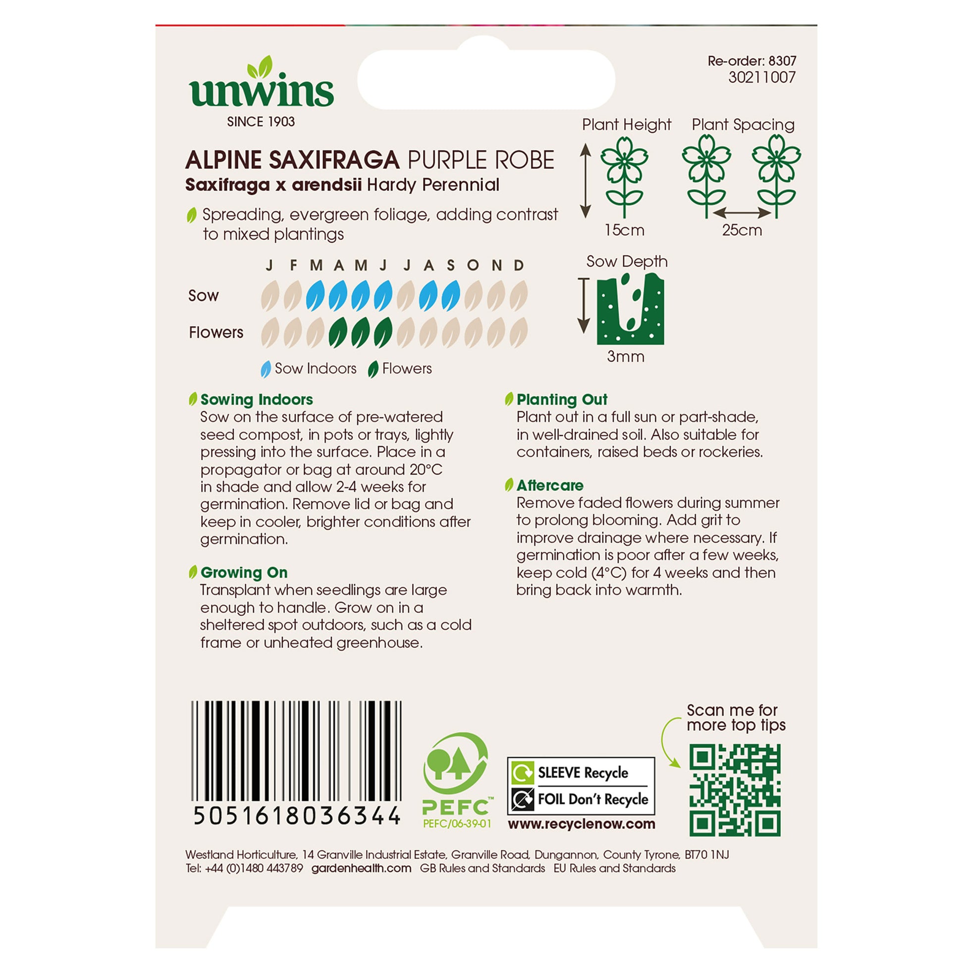 Unwins Alpine Perennial Seed Bundle