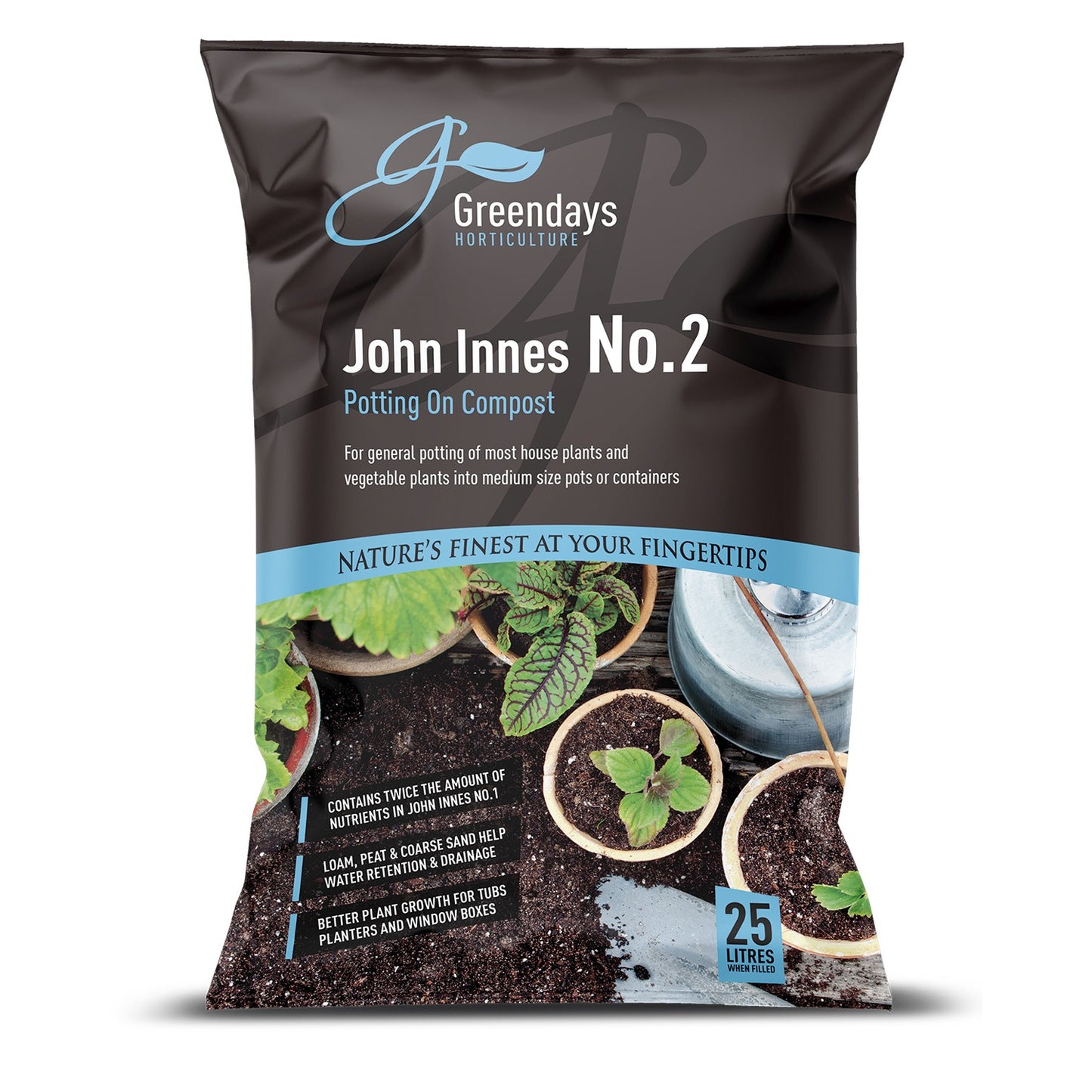 Evergreen John Innes No.2 Potting On Compost 25 Litres