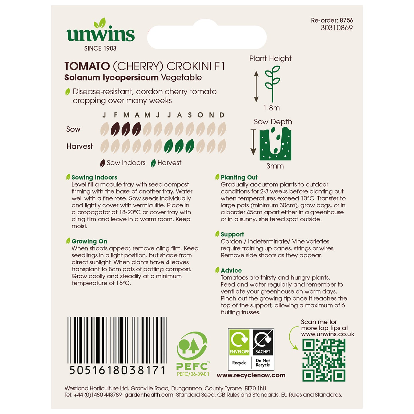 Tomato (Cherry) Crokini F1