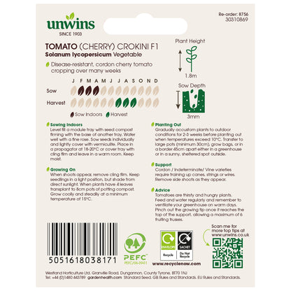 Tomato (Cherry) Crokini F1
