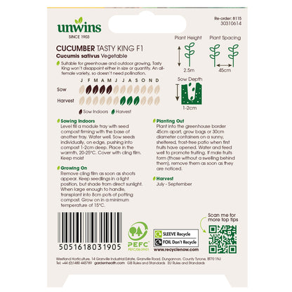 Cucumber Tasty King F1