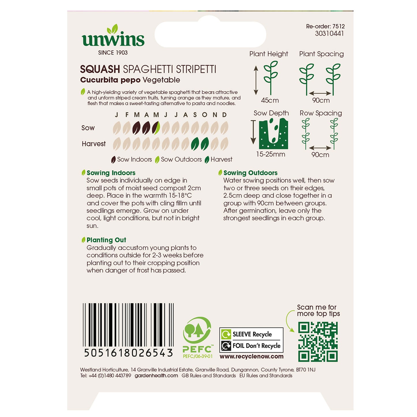 Squash (Winter) Spaghetti Stripetti