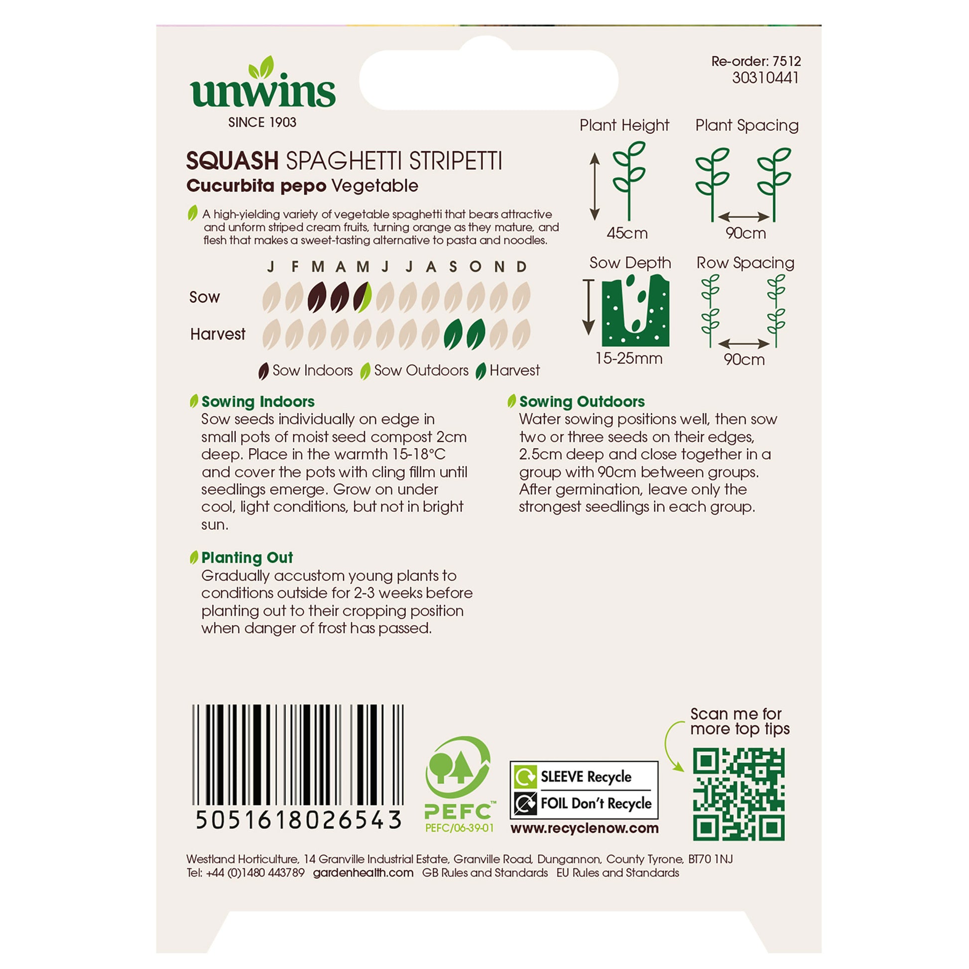 Squash (Winter) Spaghetti Stripetti