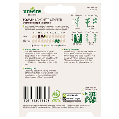 Squash (Winter) Spaghetti Stripetti