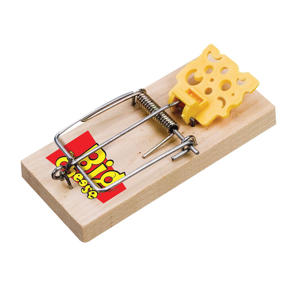 The Big Cheese Wooden Traditional Classic Mouse Trap