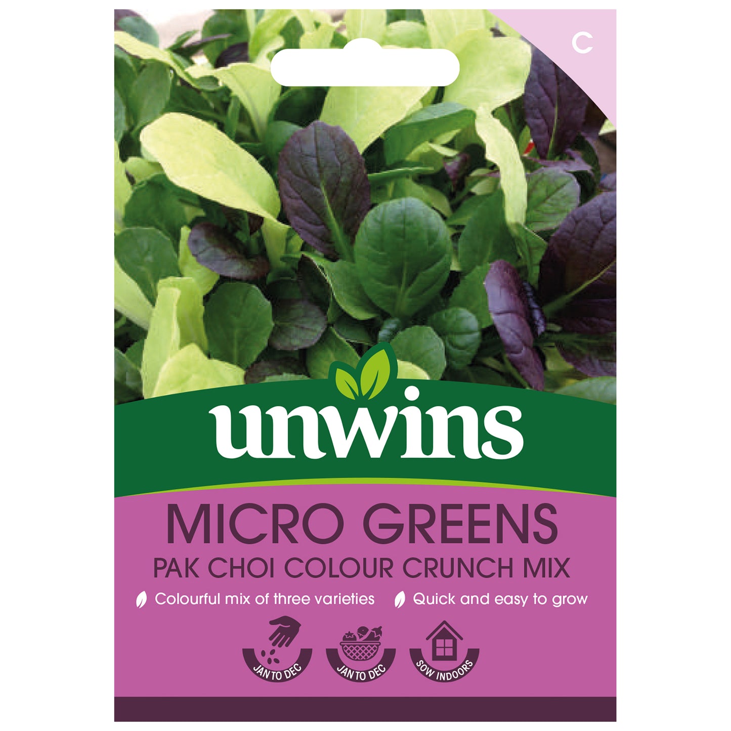MicroGreens Pak Choi Colour Crunch Mix