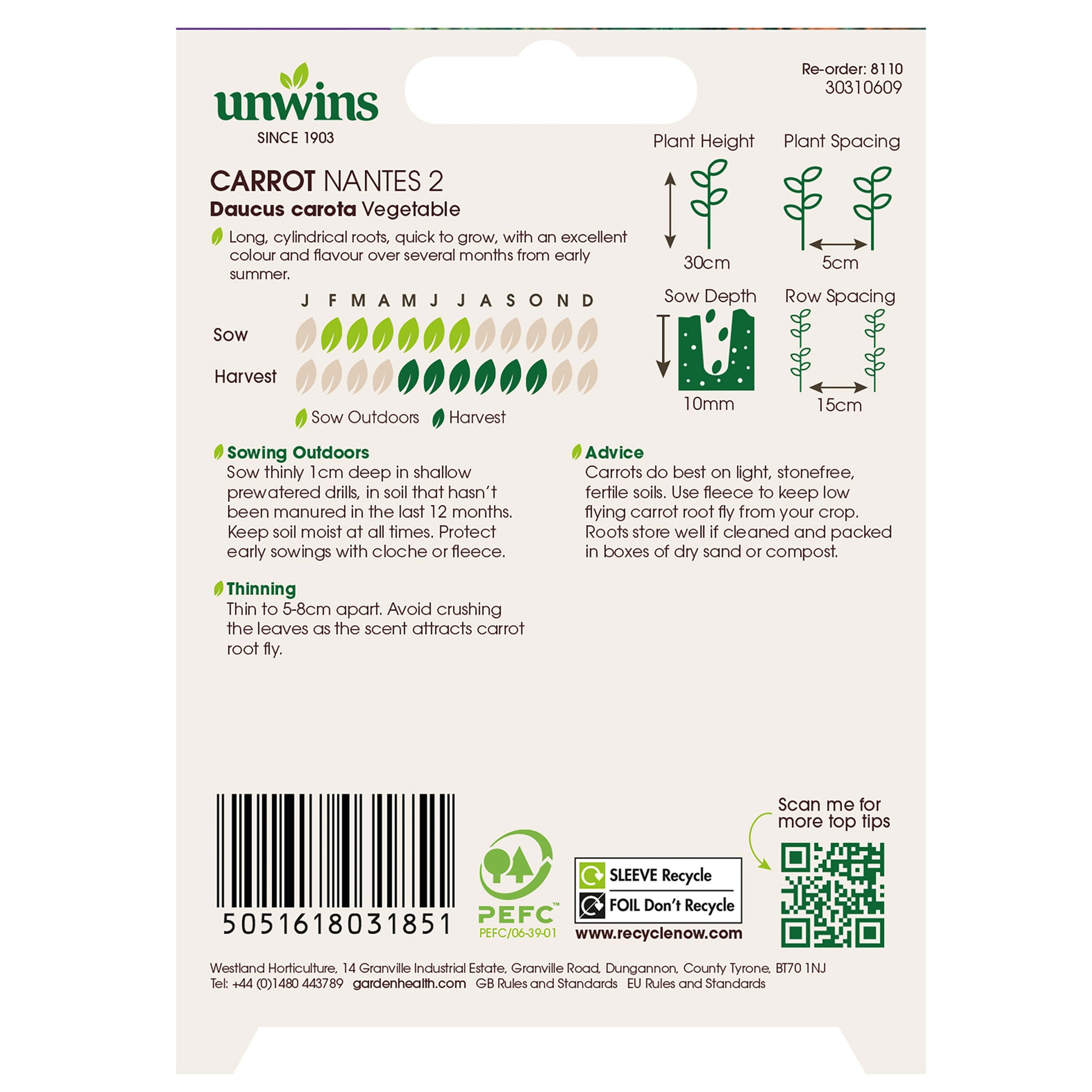 Unwins Root Harvest Seed Bundle