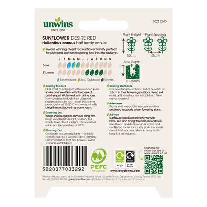 Sunflower Desire Red