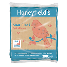 Honeyfield's Suet Blocks 10 Pack (5 x Fruity Flavour 300g / 5 x Insect & Mealworm 300g)