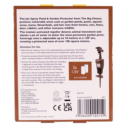 The Big Cheese Jet-Spray Pond & Garden Protector