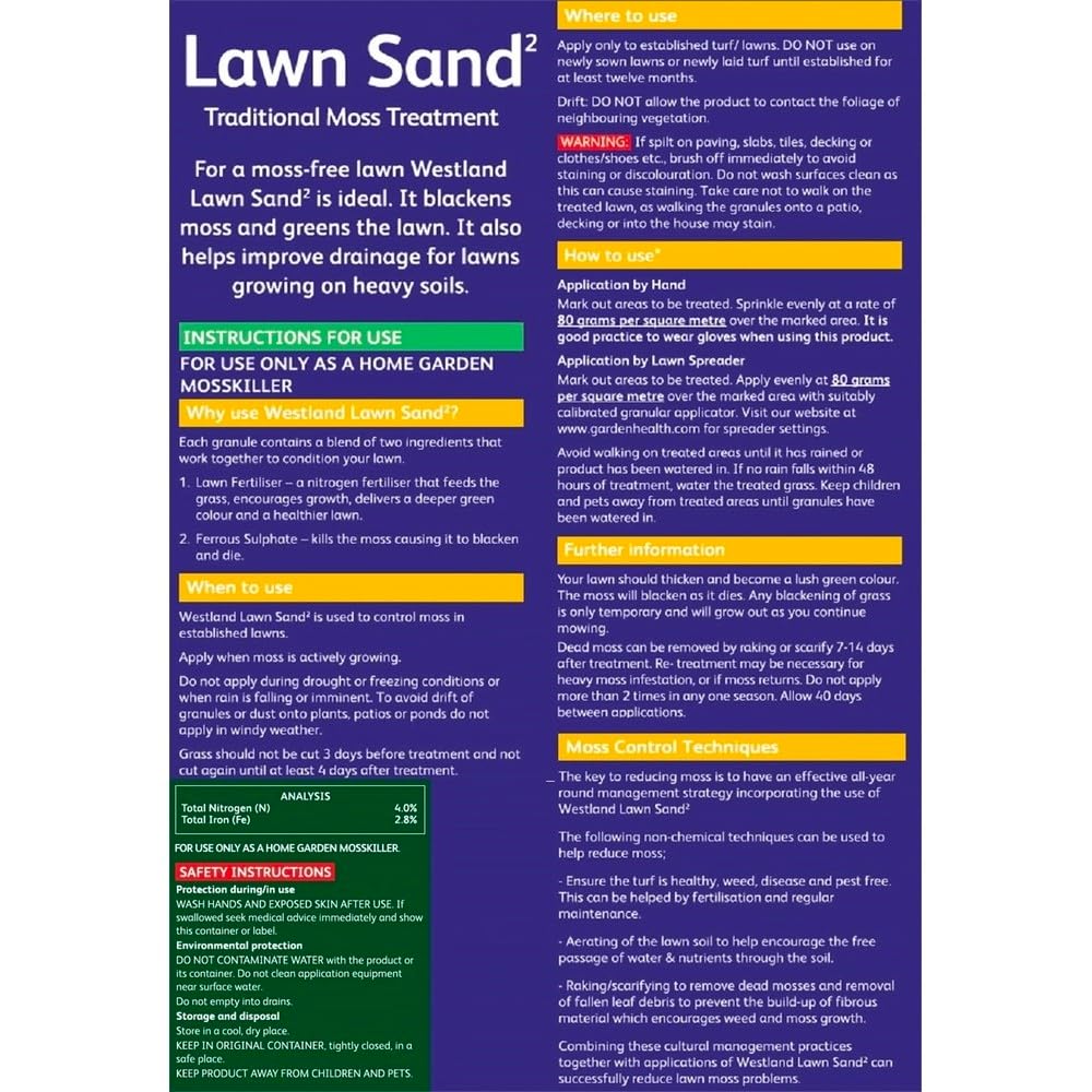 Westland Lawn Sand Bag 200sq.m
