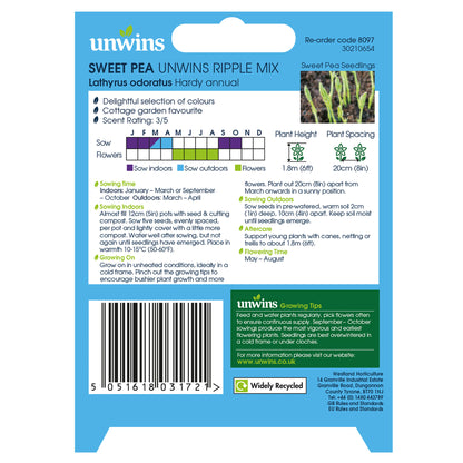 Sweet Pea Unwins Ripple Mix