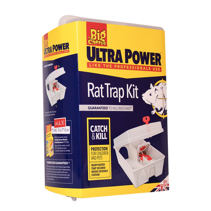 The Big Cheese Ready-Baited Rat Trap Kit