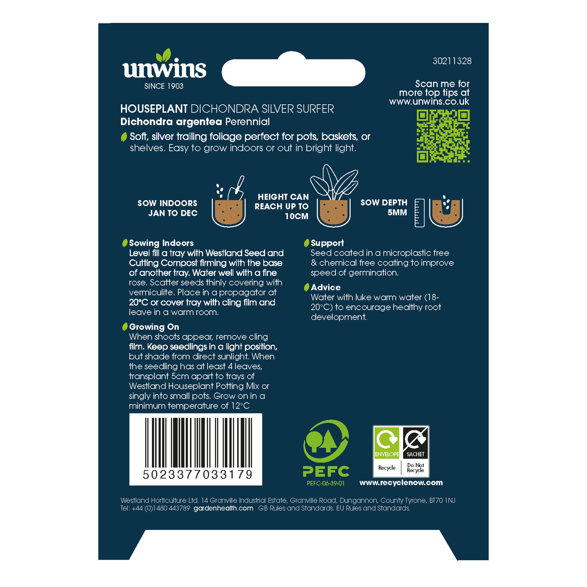 Unwins Seeds - Houseplant