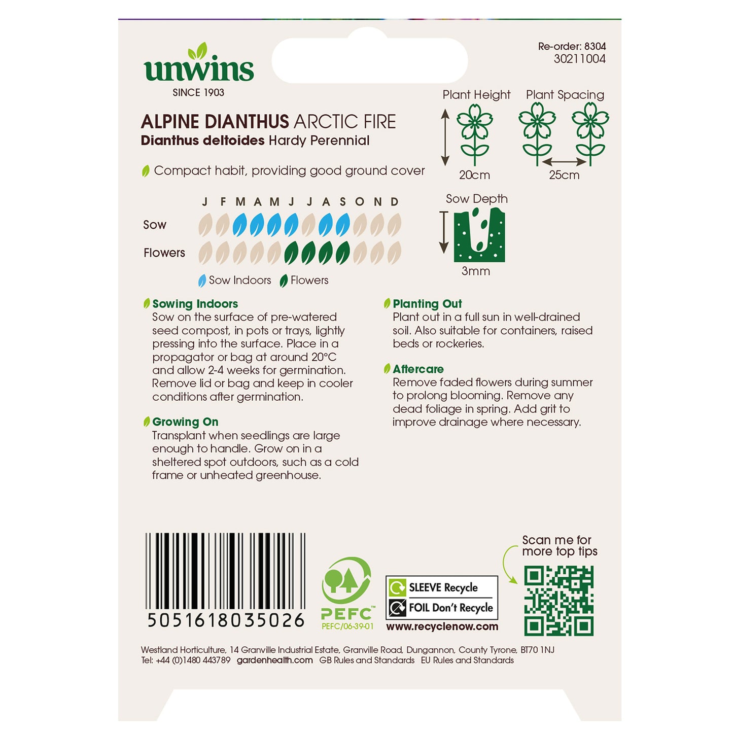 Unwins Alpine Perennial Seed Bundle