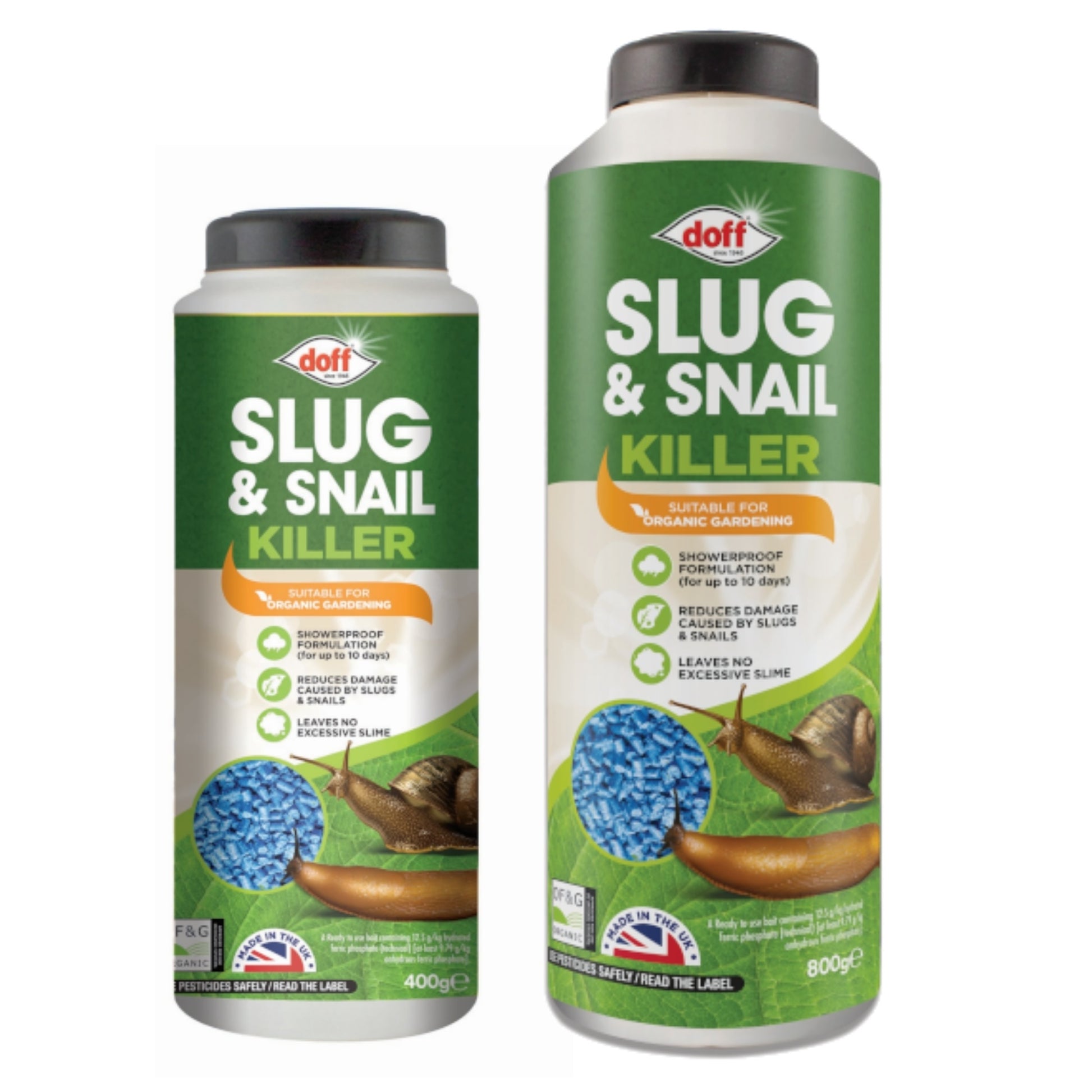 Doff Slug & Snail Killer - 400g & 800g