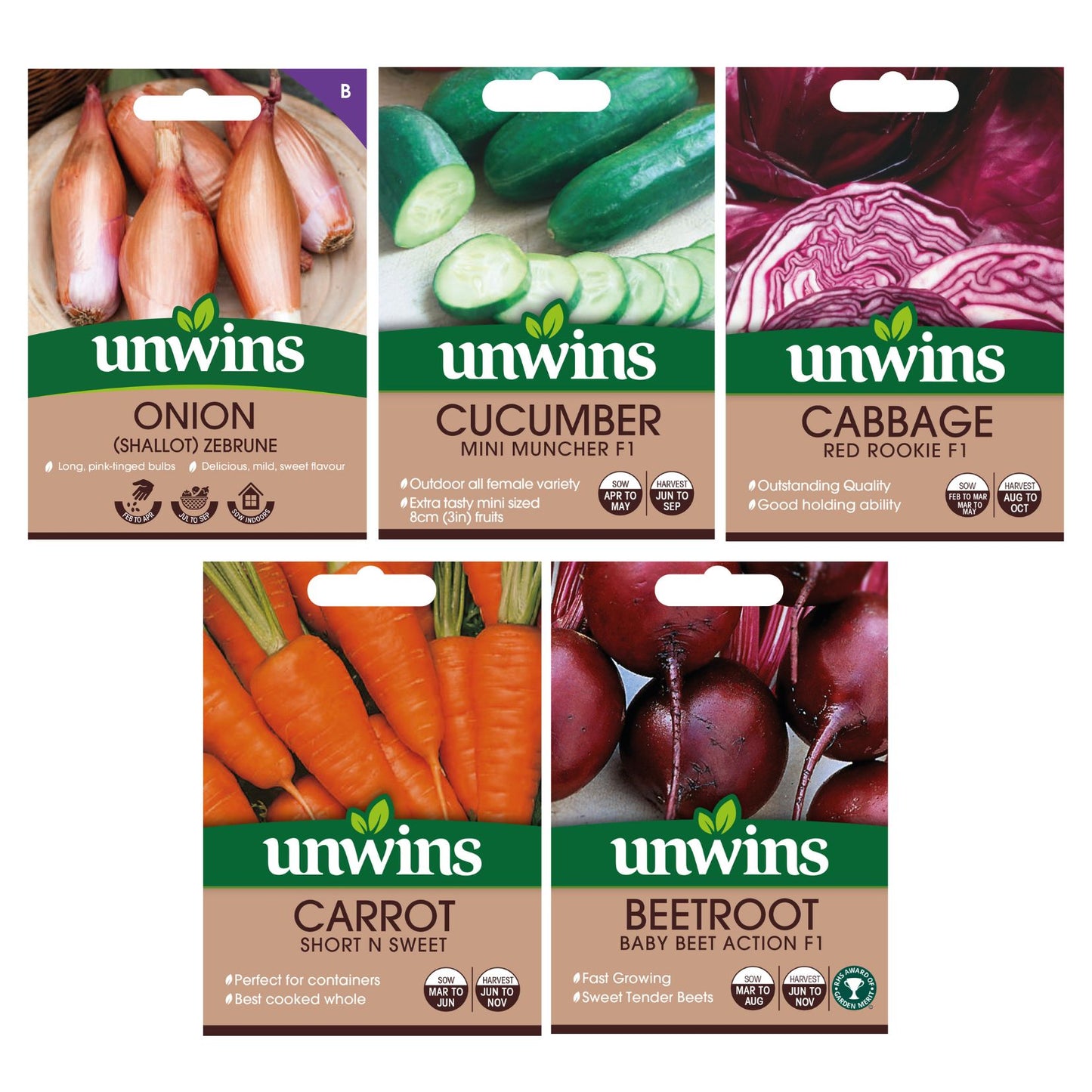 Unwins Pickling Veg Seed Bundle