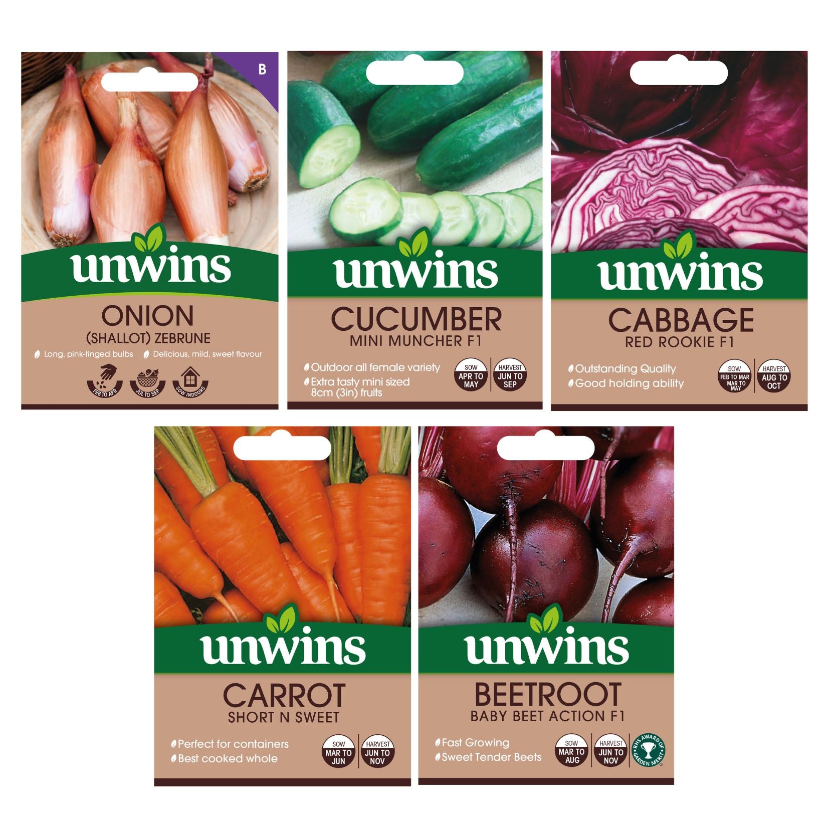 Unwins Pickling Veg Seed Bundle