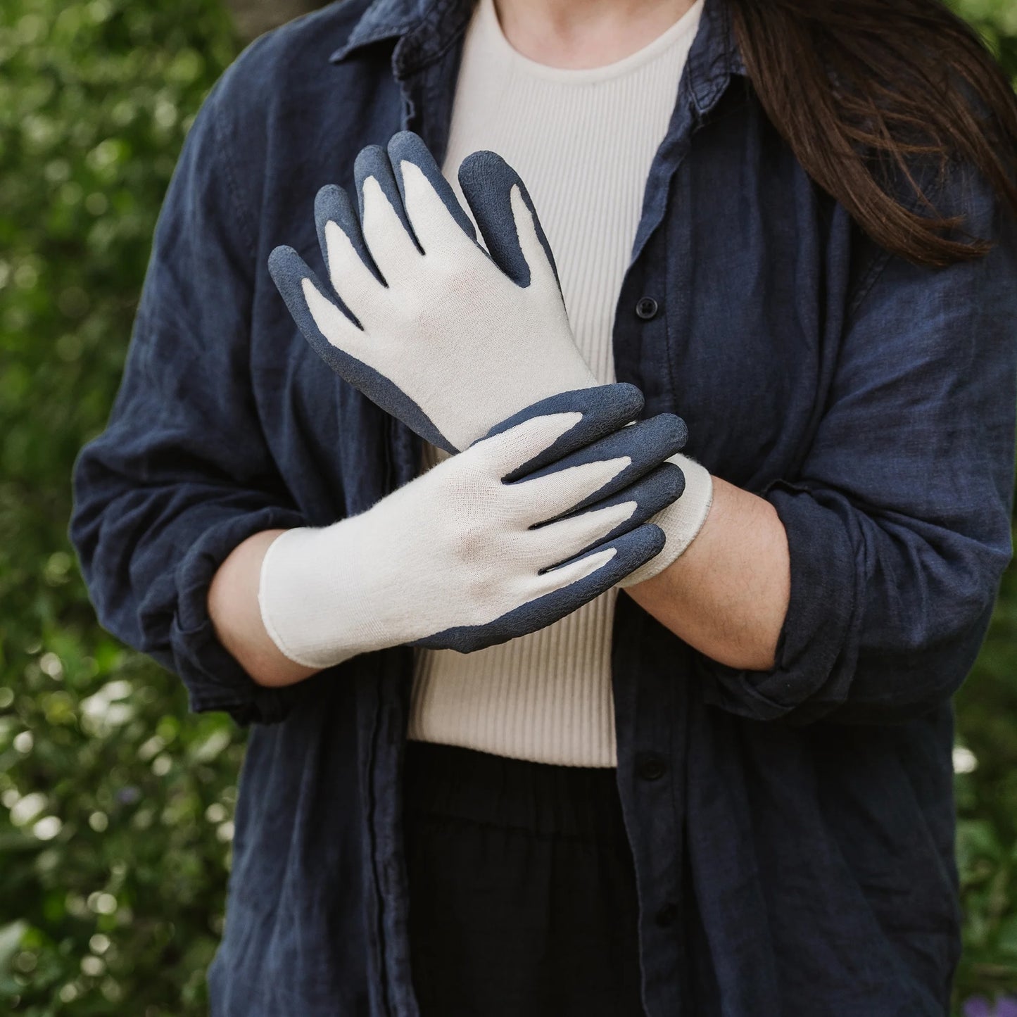 Kent & Stowe Navy Natural Bamboo Gloves - Men's Large
