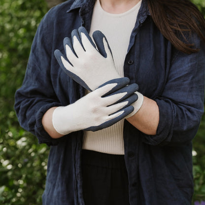 Kent & Stowe Navy Natural Bamboo Gloves - Men's Large