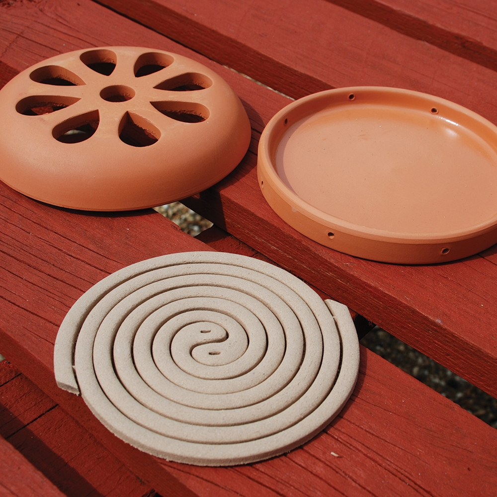 Zero In Citronella Terracotta Burner & Coil 6-Pack