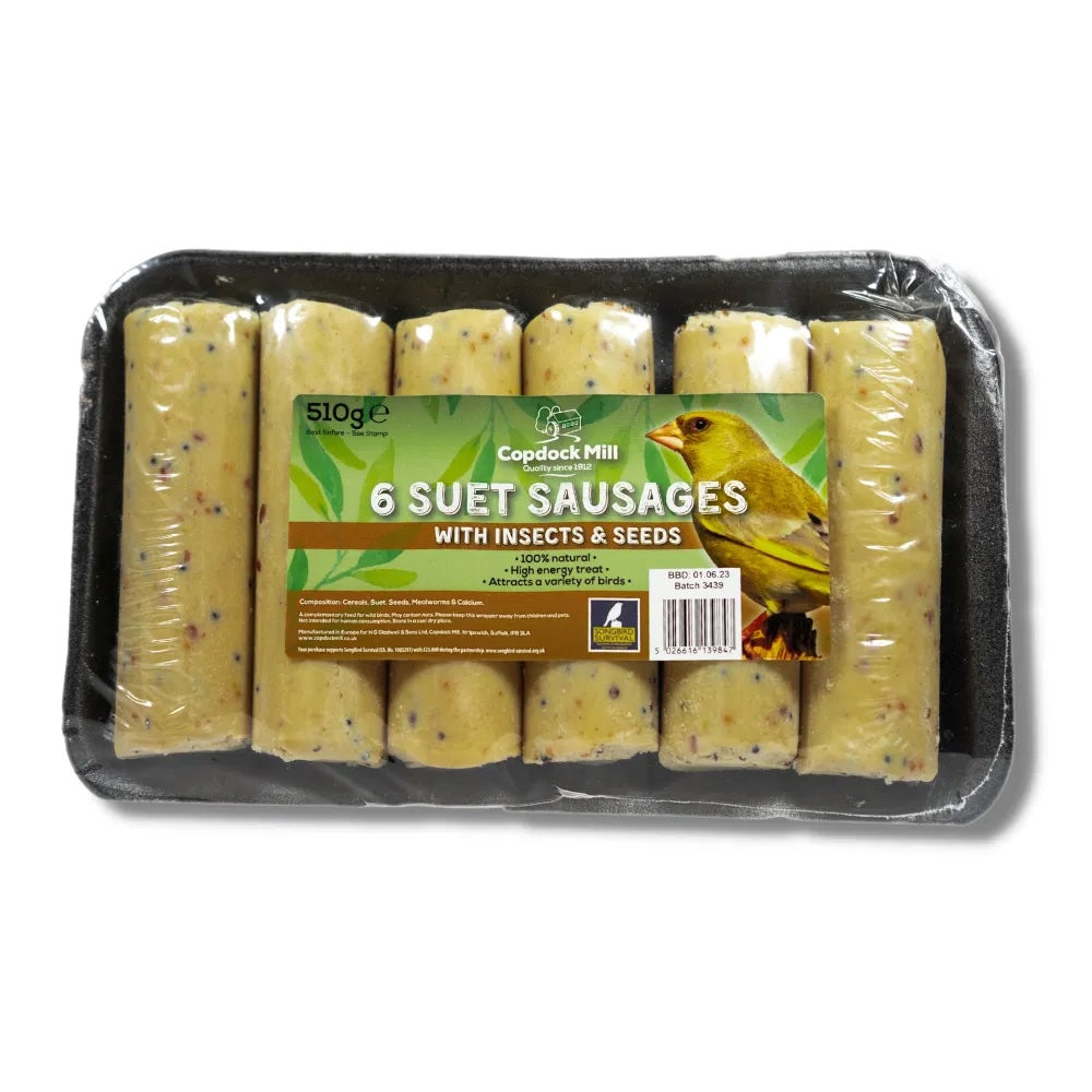 Copdock Mill Suet Sausage Insect 6pk 520g