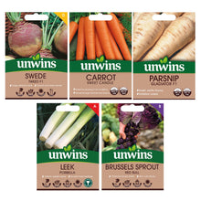 Unwins Sunday Roast Veg Seed Bundle
