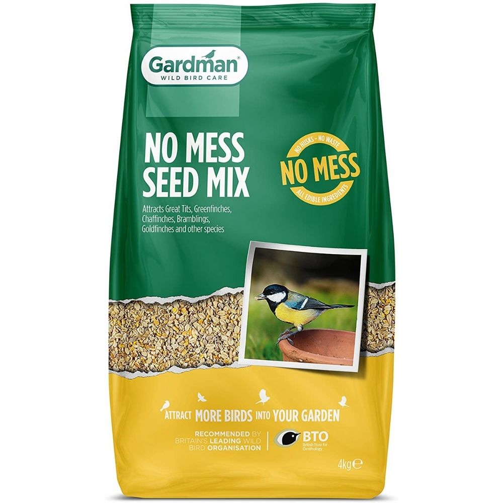 Gardman No Mess High Energy Quality Seed Mix For Birds - All Sizes