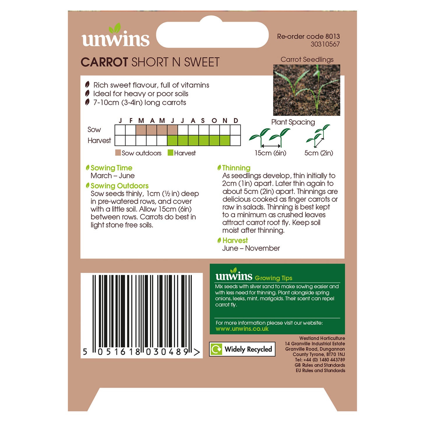 Unwins Pickling Veg Seed Bundle