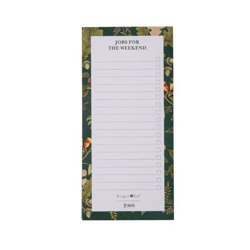 Burgon & Ball RHS Woodland Wonders List Pad​