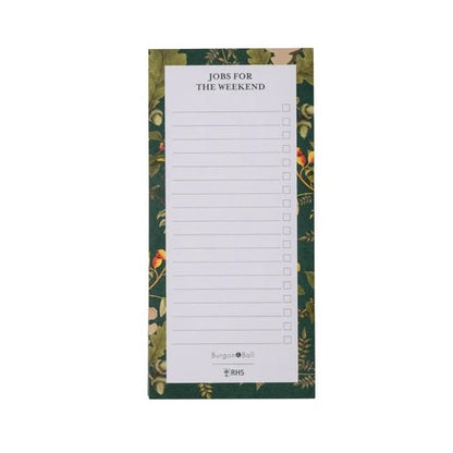 Burgon & Ball RHS Woodland Wonders List Pad​