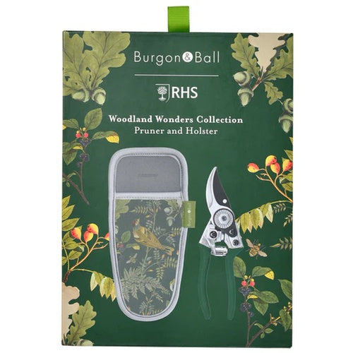 Burgon & Ball RHS Woodland Wonders Pruner and Holster Set ​